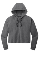 Women's Tri-Blend Wicking Fleece Cropped pullover Hoodie