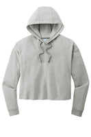 Women's Tri-Blend Wicking Fleece Cropped pullover Hoodie