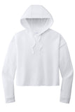 Women's Tri-Blend Wicking Fleece Cropped pullover Hoodie